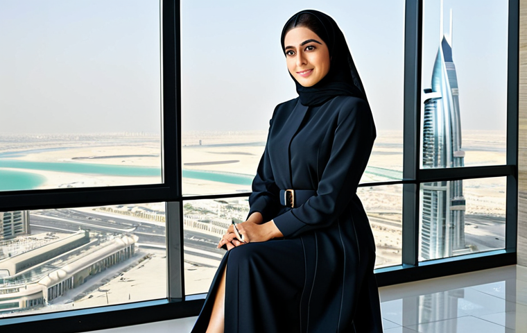 정신건강 케어에서의 멘탈 피트니스 - **
"A professional Arab businesswoman, early 30s, in a modest and stylish business suit (abaya-insp...