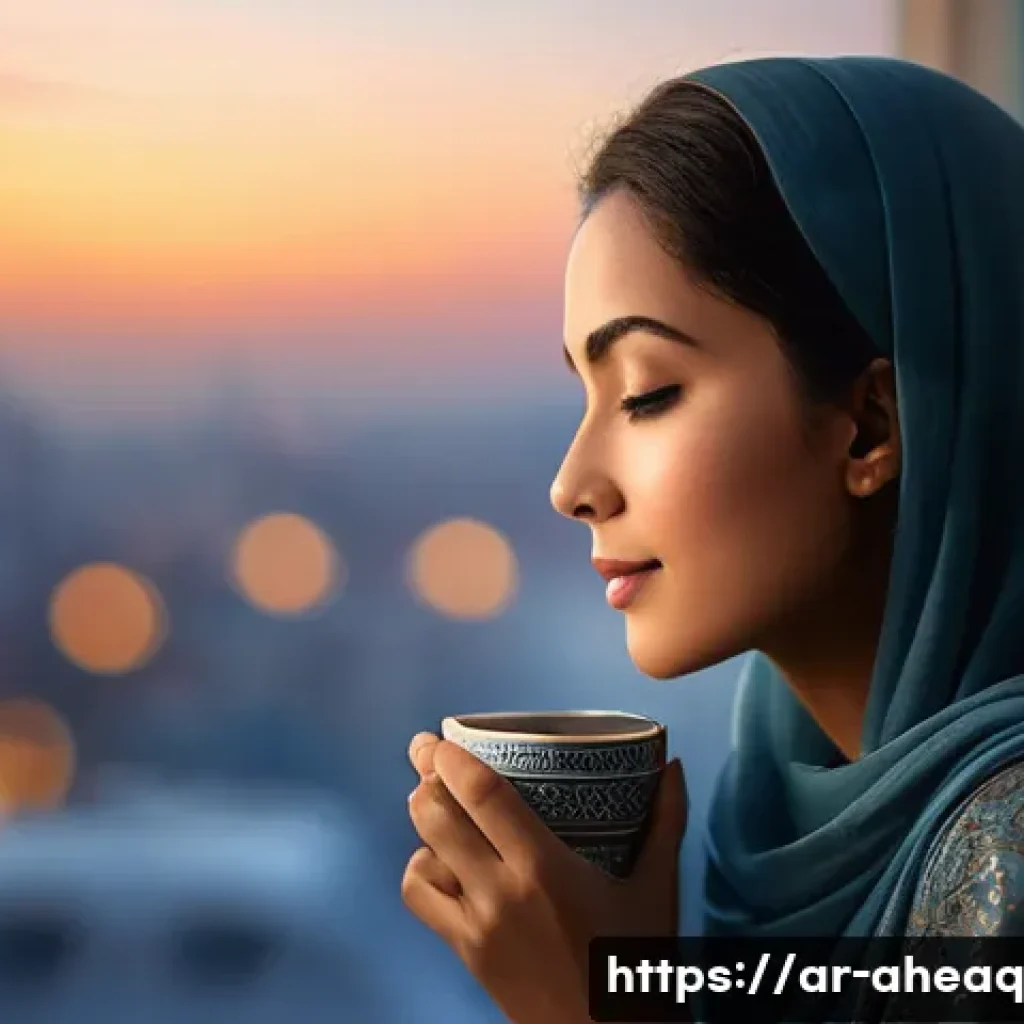 정신건강 회복을 위한 긍정적 심리 기법 - **Prompt:** A serene and contemplative scene capturing the essence of inner peace in a bustling worl...