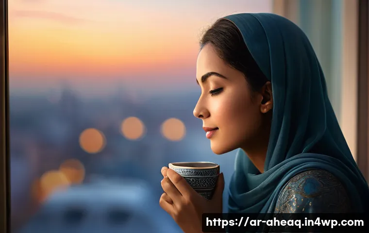 정신건강 회복을 위한 긍정적 심리 기법 - **Prompt:** A serene and contemplative scene capturing the essence of inner peace in a bustling worl...